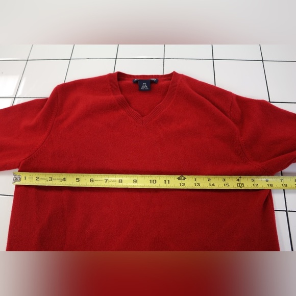 Land’s end red cashmere sweater - Picture 5 of 6